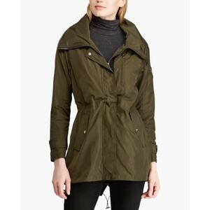Lauren Ralph Lauren Parka Jacket Coat Lightweight Packable Hooded Green Size XS